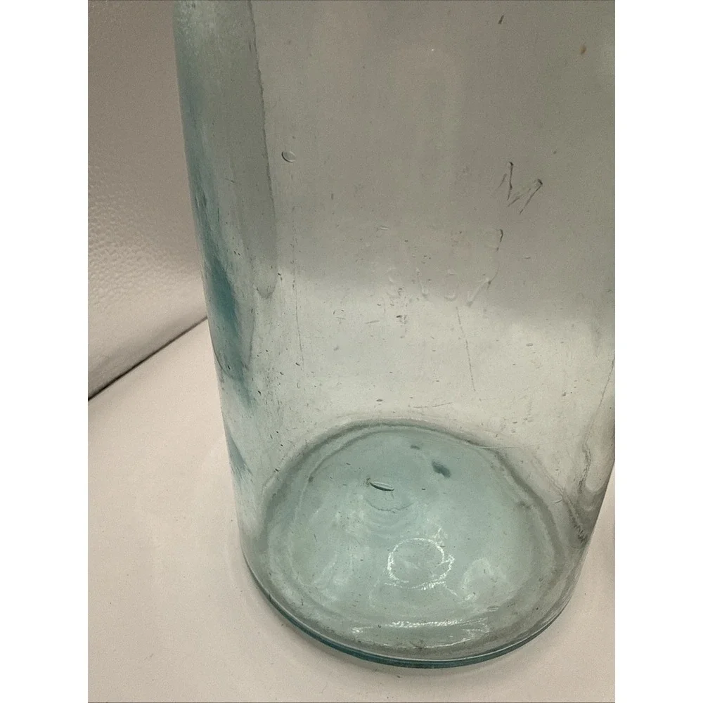 The Ball Jar‎ Masons Patent 1858 Half Gallon Canning Jar w/Zinc Lid. #11